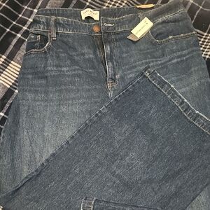 Lane Bryant Classic Indigo Wide Leg Jeans